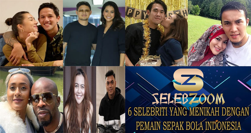 6 Selebriti yang Menikah dengan Pemain Sepak Bola di Indonesia